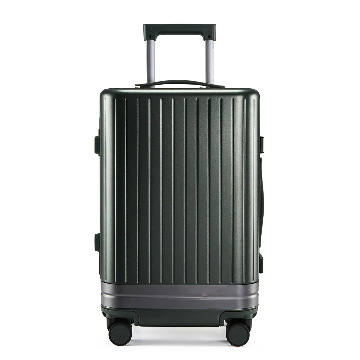 Sleek Eos polycarbonate suitcase green for modern travelers