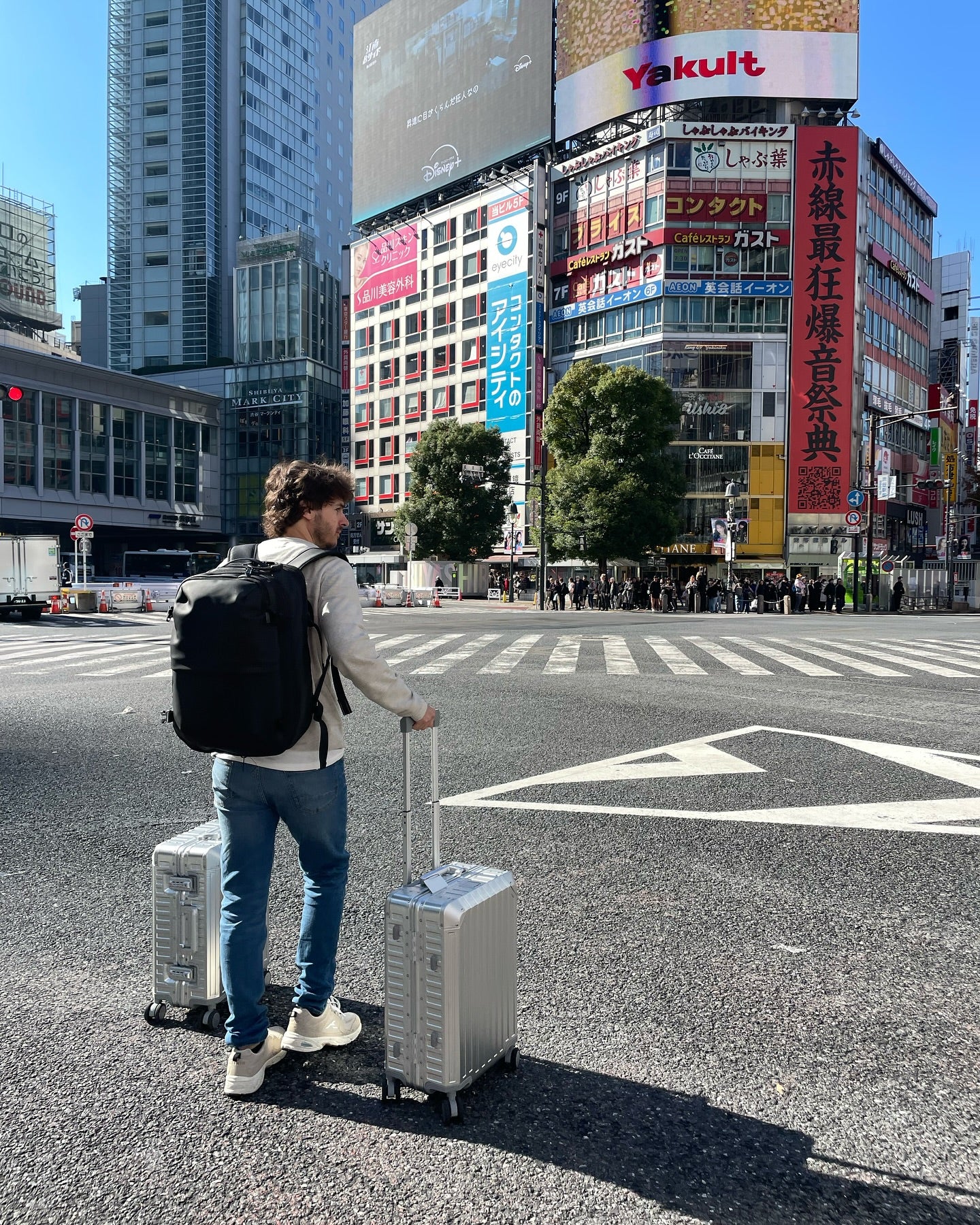 Silver aluminum suitcases with a modern hard shell design, sturdy handles, and smooth spinner wheels, ideal for stylish and secure travel in urban settings.