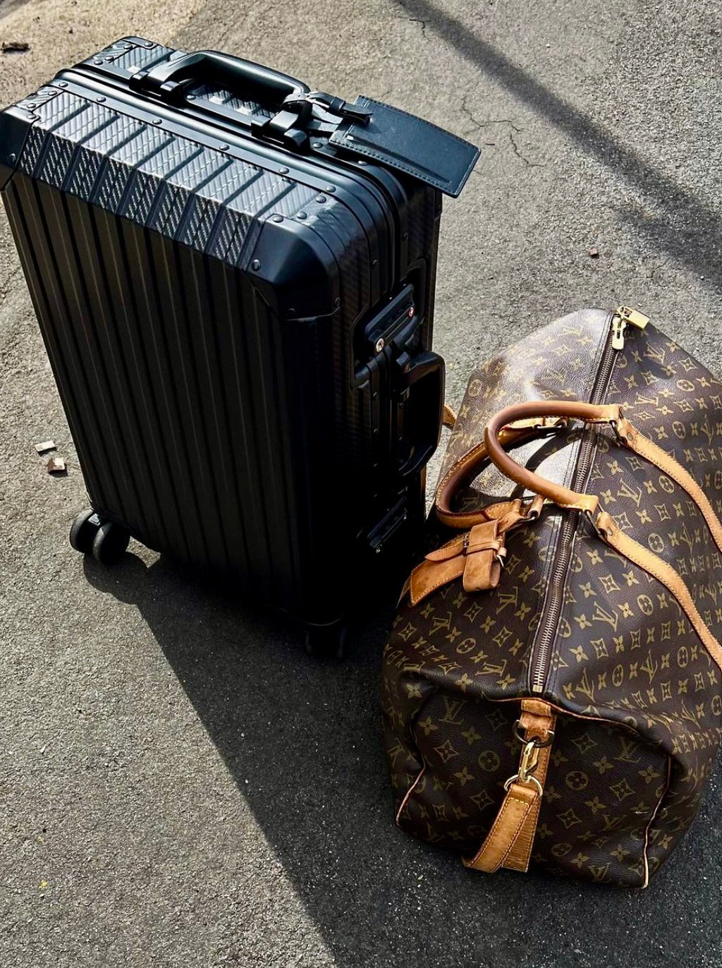 High-quality black aluminum suitcase for professional use